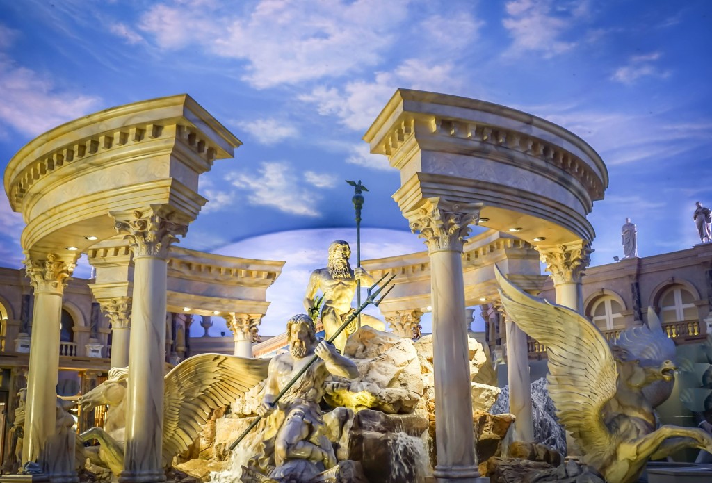 Though a touch gaudy, Caesars Palace is truly a fascinating sight to behold. Plus, it has some of the best shopping in Vegas.