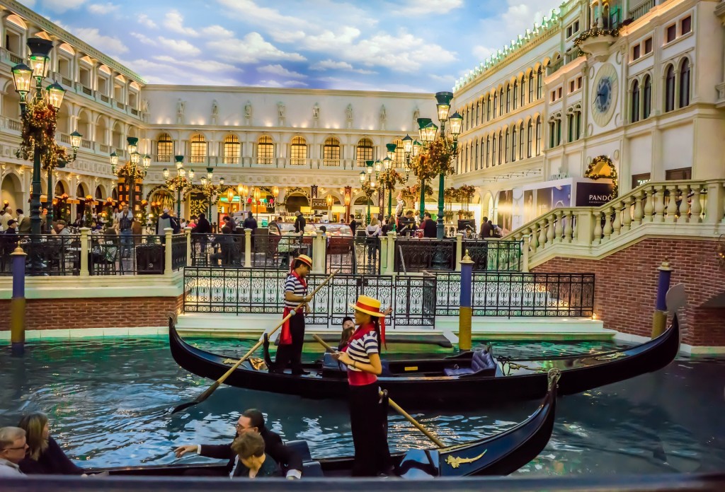 Move your company to Vegas, and you could book a gondola ride for your next business meeting.